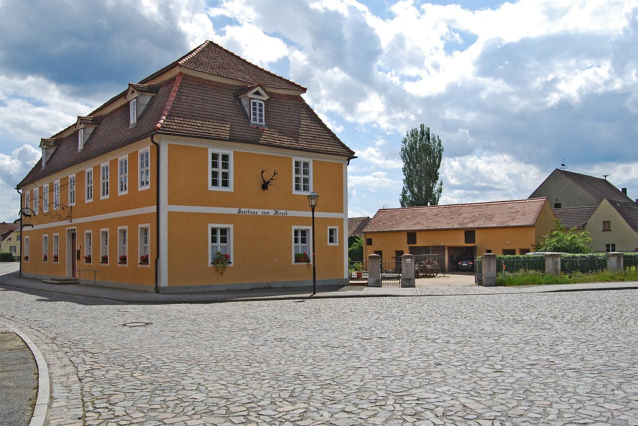Hotel Gasthof Zum Hirsch Drehna Exterior foto